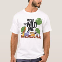 Personnalisé WILD ONE Safari Anniversaire Papa