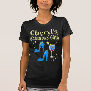 T-SHIRT PERSONNALISÉE 60E FILLE DE FÊTE D'ANNIVERSAIRE
