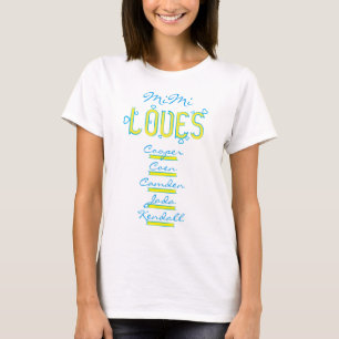 T-shirt PERSONNALISÉE MiMi AIME ses petits-enfants