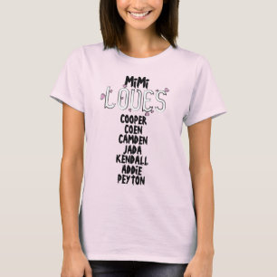 T-shirt PERSONNALISÉE MiMi AIME ses petits-enfants