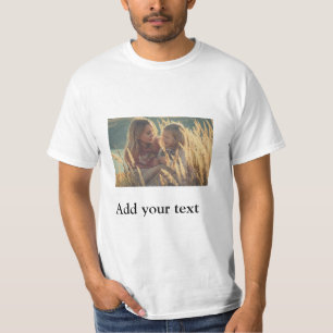 T-shirt personnaliser ajouter votre photo noël eau personn