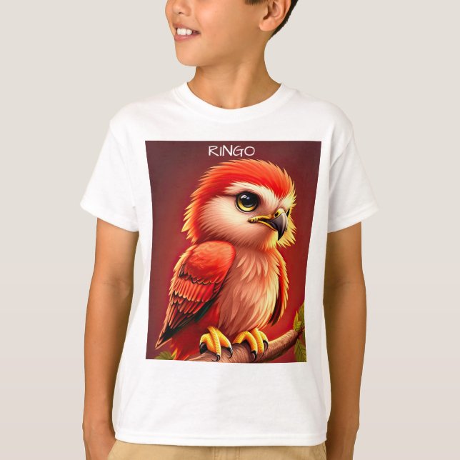 T-shirt Personnaliser Baby Red Hawk (Devant)