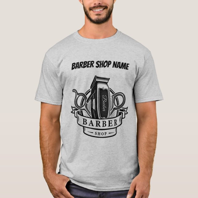T-shirt Personnaliser Barber (Devant)
