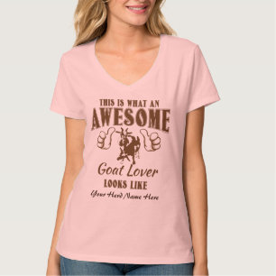 T-shirt PERSONNALISER CETTE magnifique chèvre Lover Pygmy 