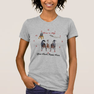 T-shirt PERSONNALISER du temps pour le lait chèvres laitiè