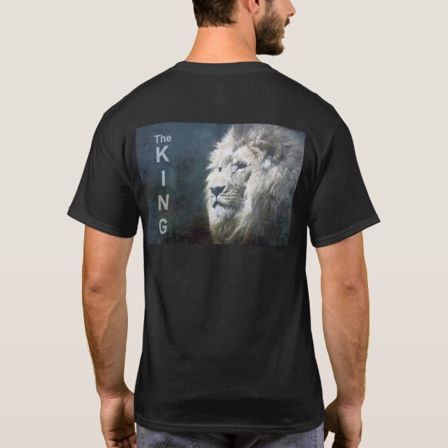 T-shirt Personnaliser Elegant Pop Art Lion Head Modèle (Dos)