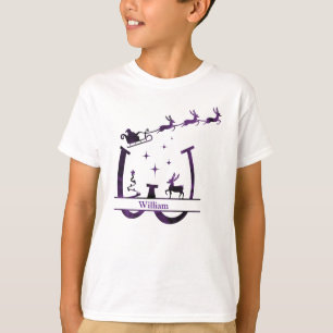 T-shirt Personnaliser Funny W Noël Alphabet