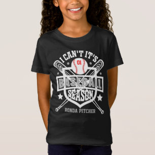T-Shirt Personnaliser Je ne peux pas C'est la saison de ba
