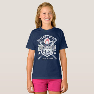 T-shirt Personnaliser Je ne peux pas C'est la saison de ba