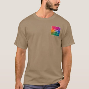 T-shirt Personnaliser la conception avant arrière Ajouter