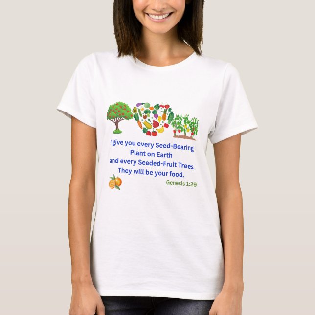 T-shirt Personnaliser la Fontaine de la Vie (Devant)