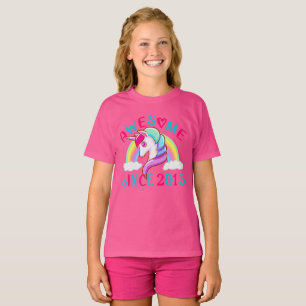 T-shirt Personnaliser la Licorne Incroyable Depuis son ann