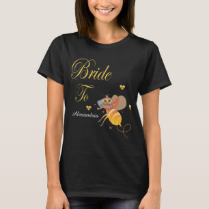 T-shirt Personnaliser la mariée à la nuptiale