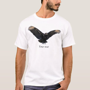 T-shirt Personnaliser la photographie du vautour noir amér