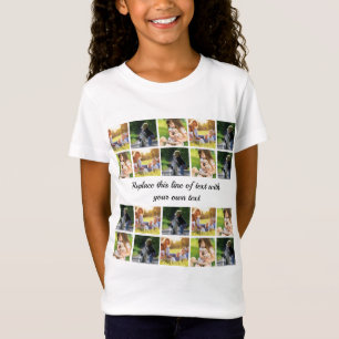 T-Shirt Personnaliser le collage photo et le texte