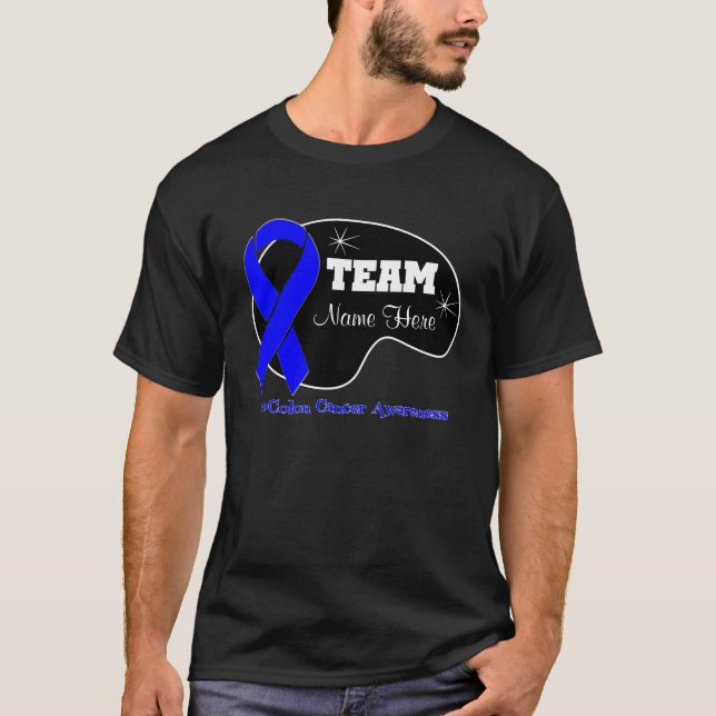 T-shirt Personnaliser le nom de l'équipe - Colon Cancer (Devant)
