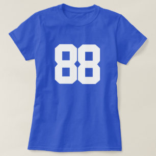 T-shirt Personnaliser le numéro personnalisé conception 