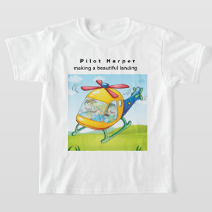 T-shirt Personnaliser le pilote Harper en train de faire u