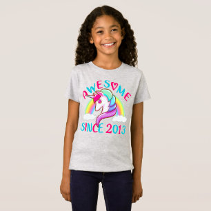 T-Shirt Personnaliser Licorne Incroyable Depuis Son Année