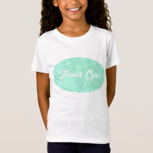 T-Shirt Personnaliser moderne Mint Mariage damassé