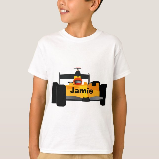 T-shirt Personnaliser Race Car Cadeaux de fête d'anniversa (Devant)