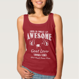 T-shirt PERSONNALISER Superbe Goat Lover Chèvre alpine