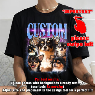 T-shirt PERSONNALISER VOTRE propre animal de compagnie 90s