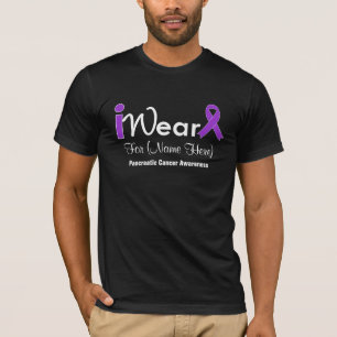 T-shirt Personnalisez le Cancer pancréatique de ruban