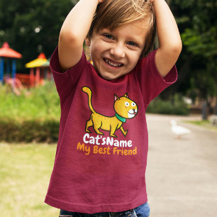 T-shirt Personnalisez le meilleur chat ami
