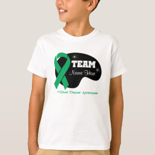 T-shirt Personnalisez le nom d'équipe - Cancer de foie
