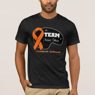 T-shirt Personnalisez le nom d'équipe - leucémie