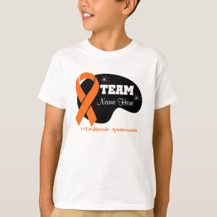 T-shirt Personnalisez le nom d'équipe - leucémie