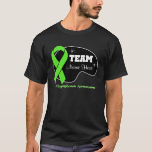 T-shirt Personnalisez le nom d'équipe - lymphome