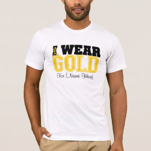 T-shirt Personnalisez-moi portent le Cancer d'enfance de