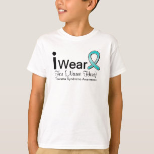 T-shirt Personnalisez-moi portent un ruban de syndrome de