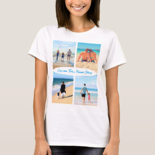 T-shirt Personnalisez votre collage photo et votre cadeau 