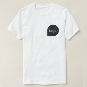 T-shirt personnalisez votre logo en une forme simple