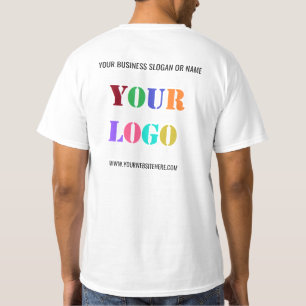 T-shirt Personnalisez votre logo Entreprise Texte Entrepri