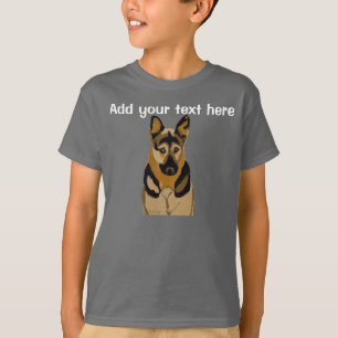 T-shirt Personnalisez votre portrait Shepard allemand