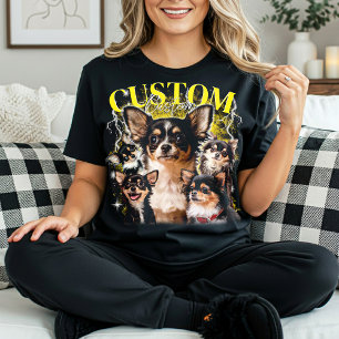 T-shirt PERSONNALISEZ Votre propre animal 90s bootleg vint