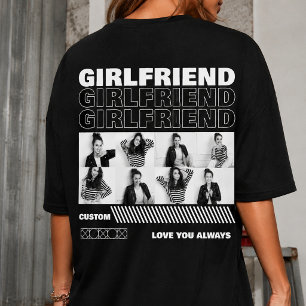 T-shirt personnalisez votre propre petite amie avec photo
