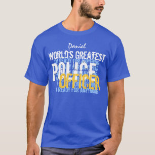 T-shirt Personnalité de l'officier de police le plus impo