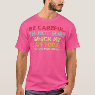 T-shirt Personnalité drôle Sarcastique Attitude matinale (