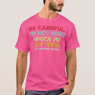 T-shirt Personnalité drôle Sarcastique Attitude matinale (