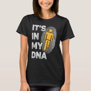 T-shirt Personne amputée - Drôle, c'est dans mon ADN Jambe