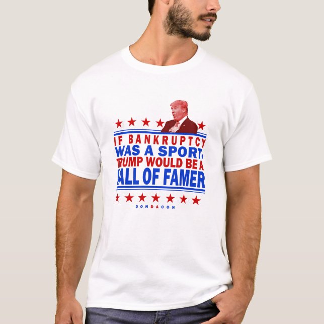 T-shirt Personne célèbre de faillite d'atout (Devant)