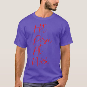 T-shirt Personne Chaude Au Travail 3