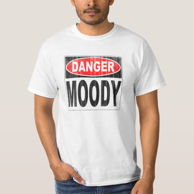 T-shirt Personne déprimée de danger (Devant)