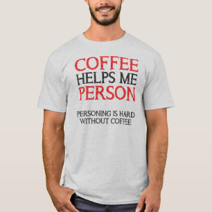 T-shirt Personne du café Personnage des Tee - shirts de T-