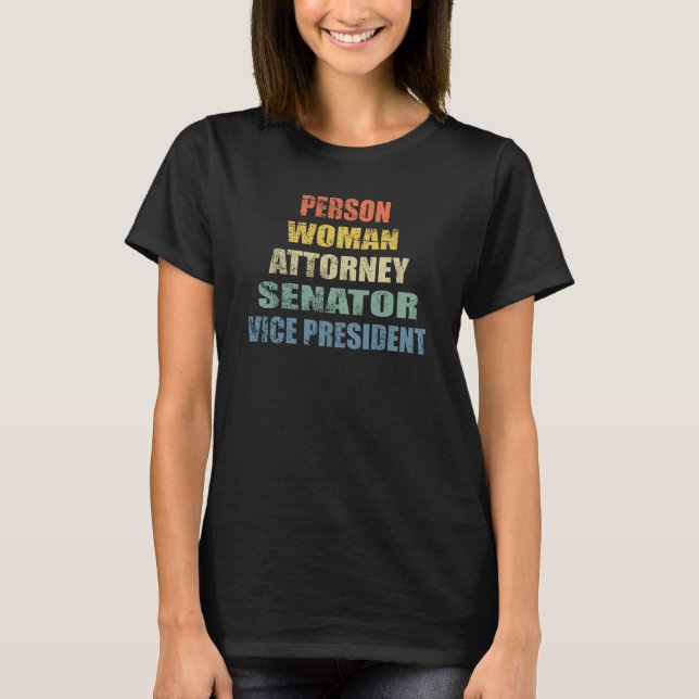 T-shirt Personne Femme Procureur Sénateur Vice-Président (Devant)